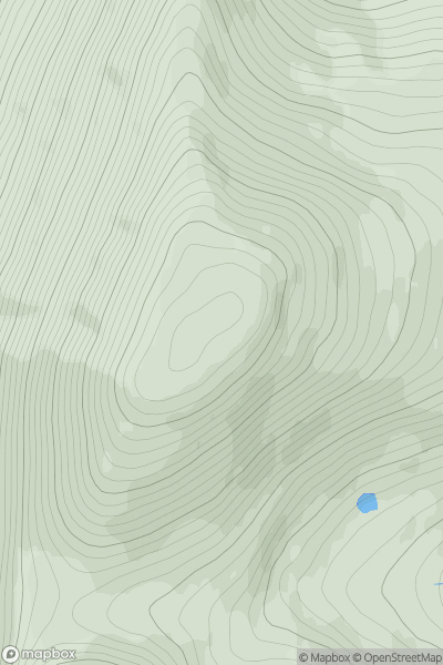 Thumbnail image for Sgurr Ban [Loch Maree to Loch Broom] showing contour plot for surrounding peak